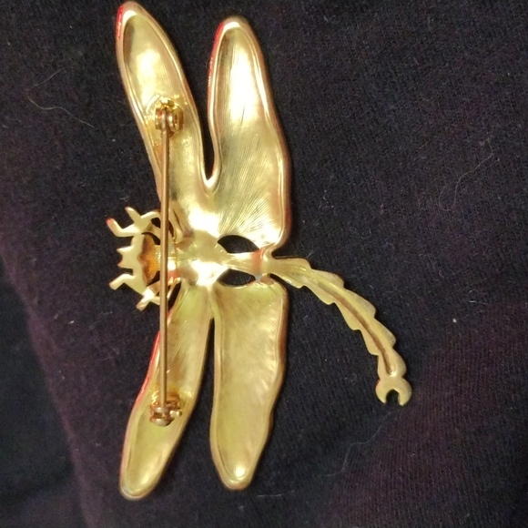 Dragon fly and a honeycomb bee brooch - Picture 7 of 7